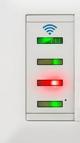 Wall panel LED interface